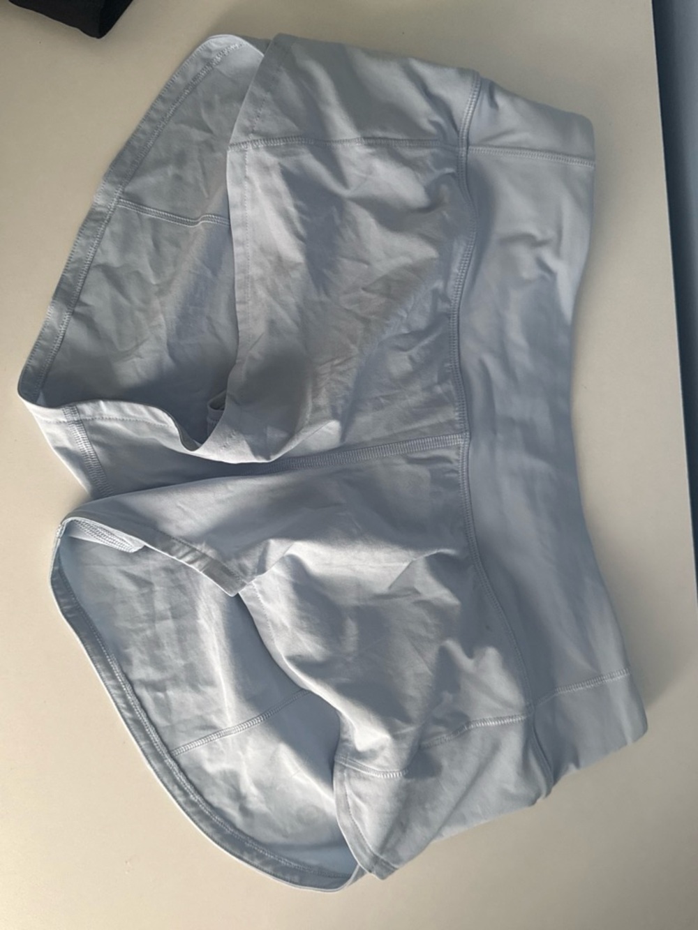 lululemon athletica Women's Light Blue High-Rise Bike Shorts